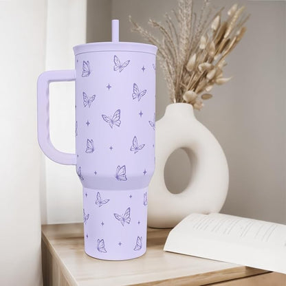 Butterfly Gifts for Women, Stainless Steel Insulated Coffee Travel Mug Cup - Image 7