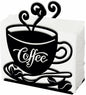 SUPERDANT Coffee Cup Napkin Holder for Tables Coffee Metal Kitchen Napkin Holder Vintage Tabletop Tissue Stand Rustic Cloth Napkins Holders Farmhouse Restaurants Hotel Party Table Decor
