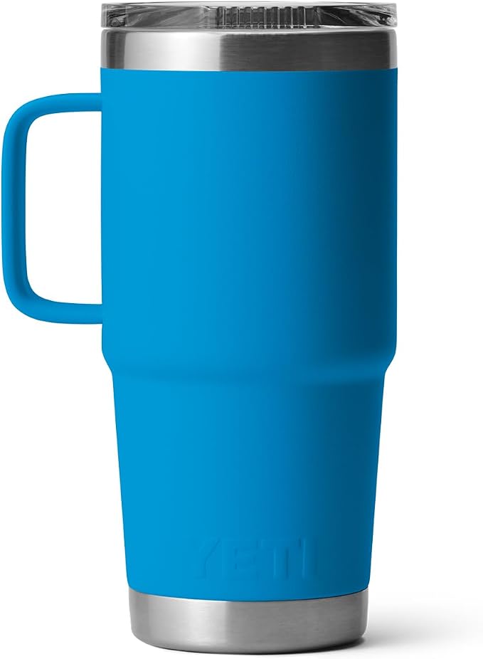 YETI Rambler 20 oz Travel Mug, Stainless Steel, Vacuum Insulated - Image 6