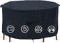 Round Patio Furniture Covers - 96" Dia Waterproof Table & Fire Pit Cover - Anti-Fading for Outdoor Dining Set
