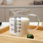Glass Measuring Cup with V-Shaped Spout, High Borosilicate Glass, Easy-Read by Unknown