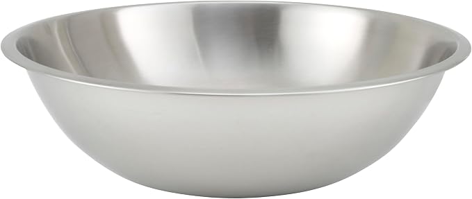 Winco 20 qt Stainless Steel Mixing Bowl | Dishwasher safe, Heavy-duty, by Fonteme