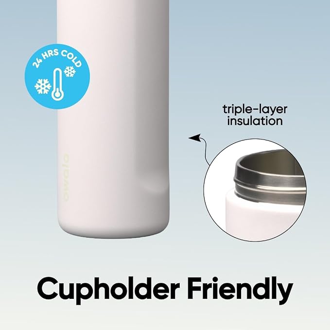 Owala FreeSip Stainless Steel Water Bottle 24 oz Iced Breeze - Image 4