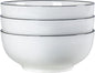 60 oz Large Pho Soup Bowls, Large Ramen Bowls, Rimmed Off-White Big Ceramic by Zscera