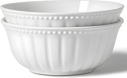 HOMBENE Pasta Bowls, 8 Inch Oatmeal Bowls, Kitchen Bowl Set, Mixing bowl Set by HOMBENE