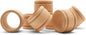 Vintage Wooden Napkin Rings Set of 6, 1-3/4 inch Unfinished Napkin Rings Wood by Woodpeckers