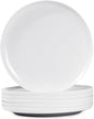 Webbylee Melamine Dessert Plates Set of 6-7.5" Serving Durable Dishes Perfect by Webbylee