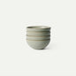 MORA Medium Bowls Set of 4, 28oz Ceramic Pottery Everyday Bowls - Microwave, Oven and Dishwasher Safe - Thyme