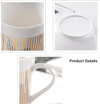 Mirror Cups and Saucers, Mirror Reflection coffee mug, Ceramic Coffee Mug - Image 7