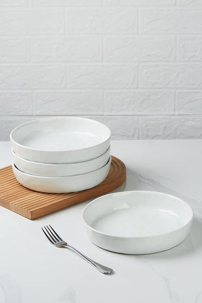famiware Mars 4 Pieces Pasta Bowls Set, 8.5 inch Salad Bowls, Large Capacity - Image 7