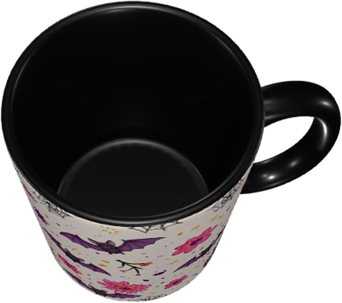 FyLybois Bat Coffee Mug 11 Ounce Mugs Ceramic Tea Cup Drinking Water Cups | - Image 5