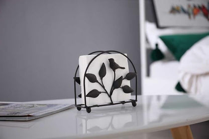 Cast Iron Bird & Tree Classic Napkin Holder/Tabletop Freestanding Tissue - Image 5
