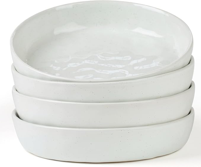 famiware Mars 4 Pieces Pasta Bowls Set, 8.5 inch Salad Bowls, Large Capacity by Famiware