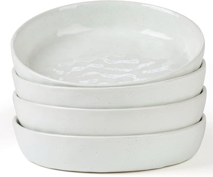 famiware Mars 4 Pieces Pasta Bowls Set, 8.5 inch Salad Bowls, Large Capacity by Famiware