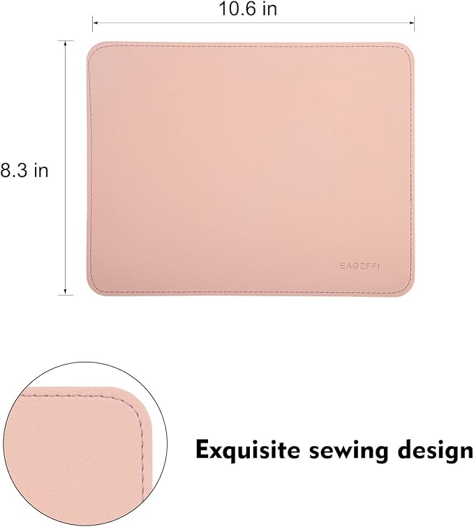 Double-Sided PU Leather & Cork Mouse Pad - Image 3