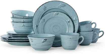 Pfaltzgraff Trellis Coastal 16-Piece Dinnerware Set - Image 2