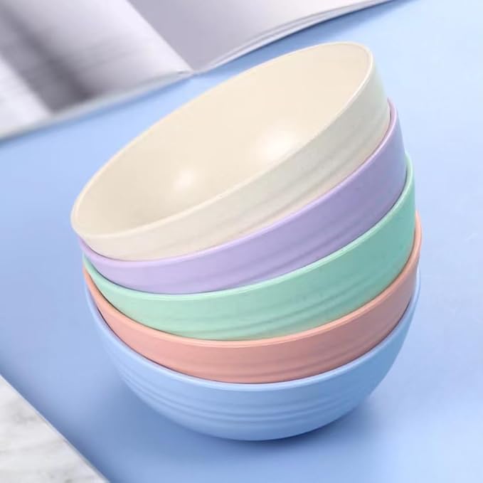 LRUUIDDE Unbreakable Cereal Bowls 24 oz - Image 4