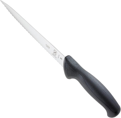 Mercer Culinary M23408 Millennia Black Handle, 8-Inch Wavy Edge, Utility Knife - Image 3