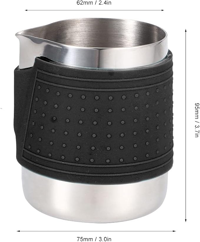 10oz Handleless Milk Frothing Pitcher, Milk Frothing Jug - Image 2