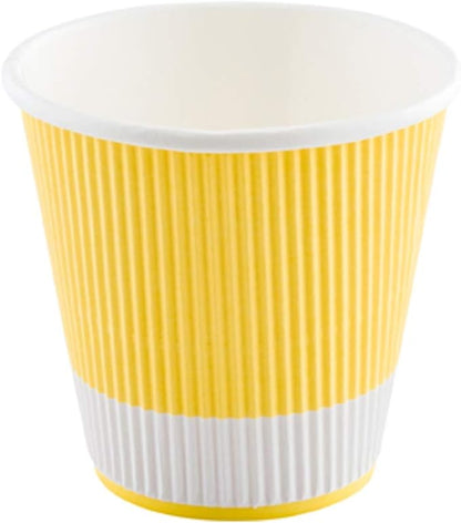 Restaurantware 8 Ounce Double Wall Disposable Coffee Cups, 500 Insulated Light - Image 5