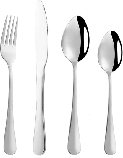 Stainless Steel Customized Flatware Set, Engraving Name Knife Forks Spoon - Image 3