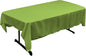LA Linen Polyester Poplin Washable Rectangular Tablecloth, Stain and Wrinkle Resistant Table Cover 60x84, Fabric Table Cloth for Dinning, Kitchen, Party, Holiday 60 by 84-Inch, Lime