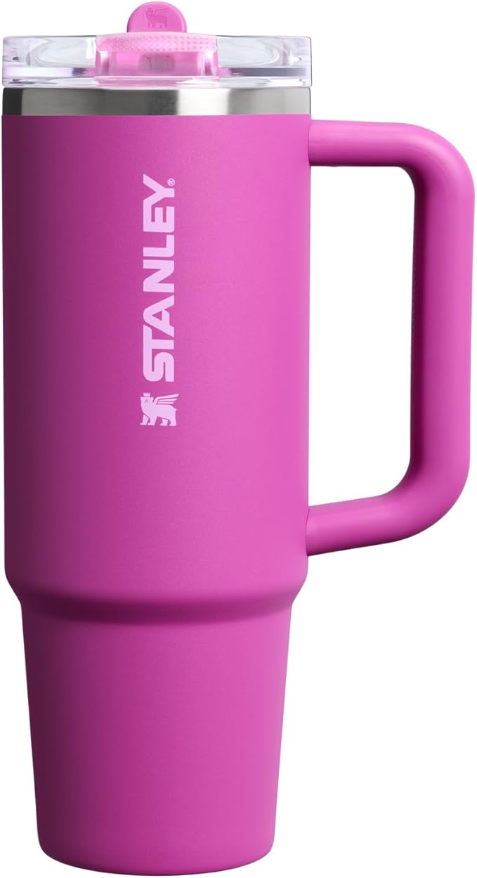 STANLEY Quencher ProTour Flipstraw Tumbler, 30 oz, Dark Blossom | Built-In by Unknown