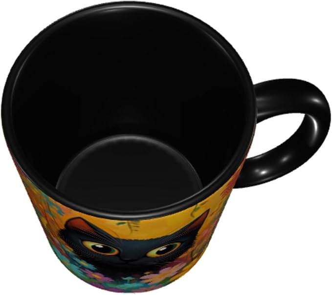 FyLybois Cat Coffee Mug 11 Ounce Mugs Ceramic Tea Cup Drinking Water Cups | - Image 5