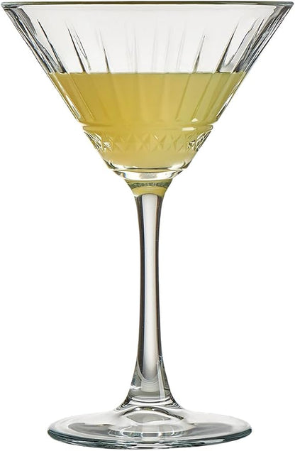 Pasabahce Vintage Martini Glasses Set of 4, Cocktail Cups 7.5 Oz, Vintage - Image 3