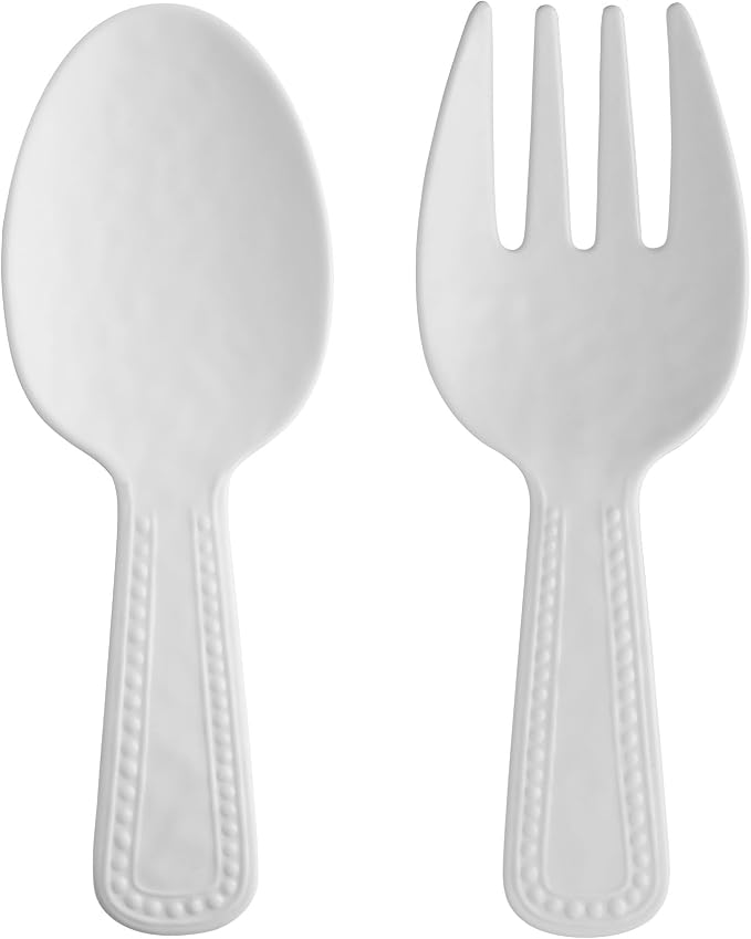 UP Pebble Melamine Salad Servers, Serving Utensil Set, Includes Serving Fork by UPware