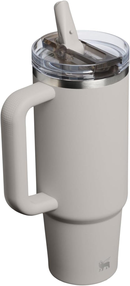 STANLEY Quencher ProTour Flipstraw Tumbler, 30 oz, Ash | Built-In Straw & - Image 3