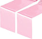 Pink Satin Table Runner, 12x108 Inches, 2 Pack | Silk and Smooth Fabric by HMQIANG