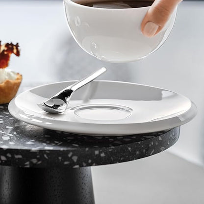 Villeroy & Boch NewMoon Collection Coffee Cup Saucer, Premium Porcelain - Image 3