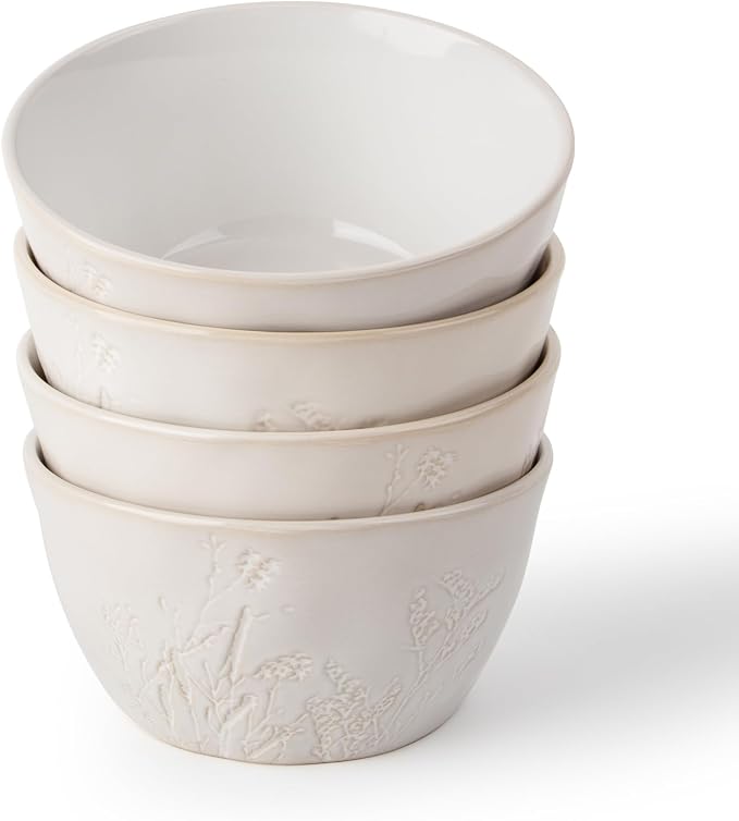 DOWAN 32 OZ Soup Bowls – Ceramic Bowls Set of 4, Large Soup Bowls - Image 9