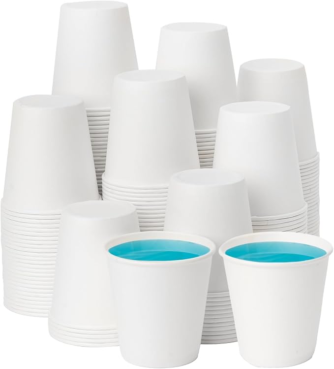 RACETOP 3 oz 300 Pack Paper Coffee Cups by RACETOP