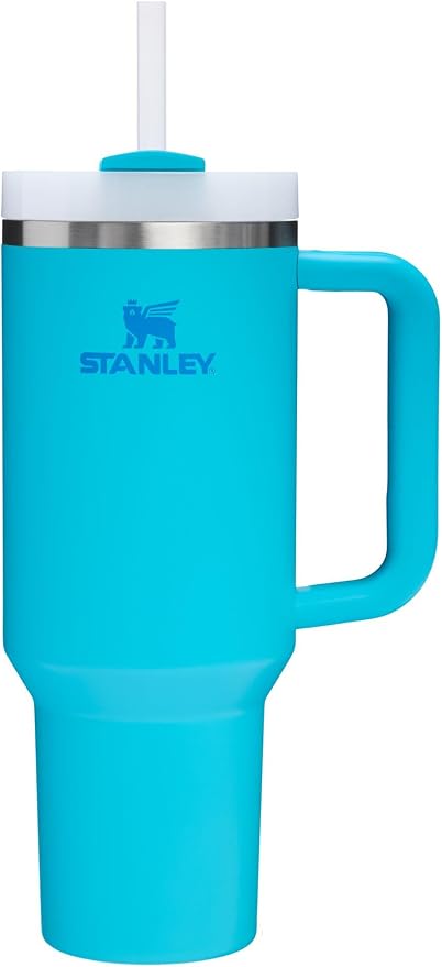 STANLEY Quencher H2.0 Flow State Tumbler, 40 oz, Splash | Handle and Straw | by Unknown