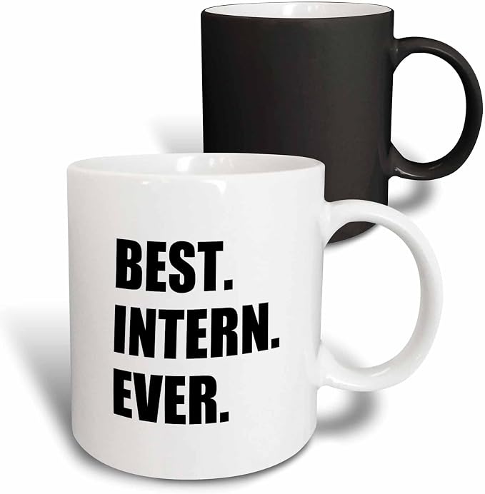 3dRose mug_185007_3 Best Intern Ever Fun Appreciation Gift by 3dRose