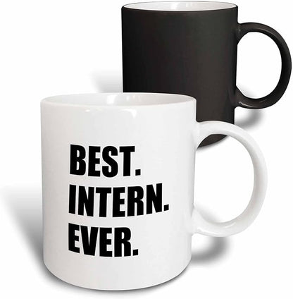 3dRose mug_185007_3 Best Intern Ever Fun Appreciation Gift by 3dRose