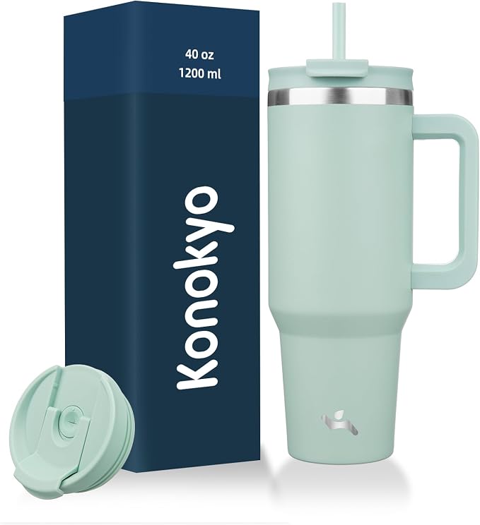 Konokyo 40 oz Insulated Tumbler Water Bottle by Konokyo