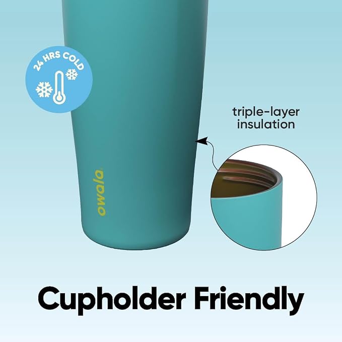 Owala FreeSip Sway Stainless Steel Water Bottle 30 oz Summer Sweetness - Image 6