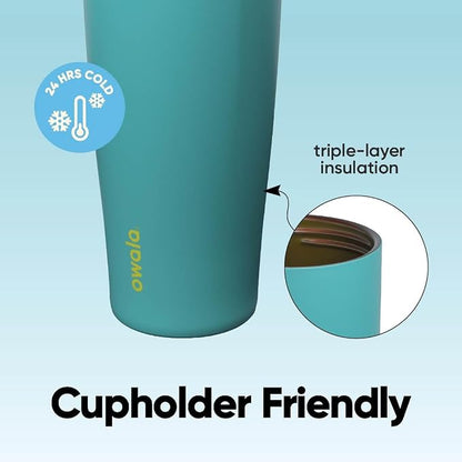 Owala FreeSip Sway Stainless Steel Water Bottle 30 oz Summer Sweetness - Image 6