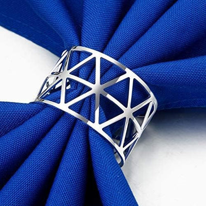 Patelai 12 Pieces Napkin Rings Hollow Out Napkin Holders Xmas Napkin Buckle by Patelai