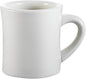 CAC China HAR-75-P 7.5-Ounce Porcelain Round Coffee Mug, 3-1/4-Inch, Super White by CACChina