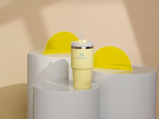 STANLEY Quencher H2.0 Flow State Tumbler, 20 oz, Pomelo | Straw and 3-Position - Image 8
