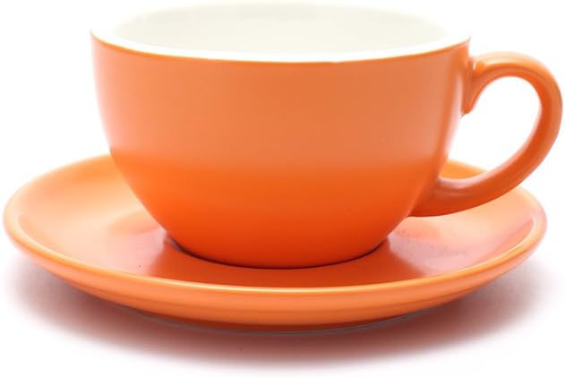 Coffeezone Double Espresso Coffee Cup and Saucer, Small Cappuccino and by Coffeezone