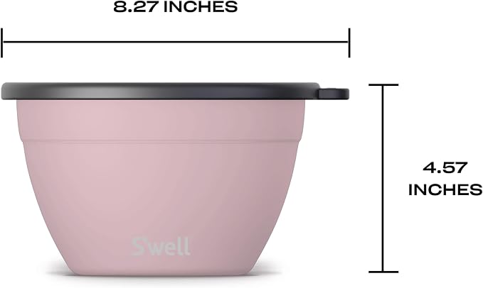 S’well Stainless Steel 64oz Salad Bowl Kit, Comes - Image 4
