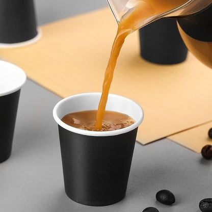 50 Packs Disposable Mouthwash Cups, 3 oz Bathroom Paper Cups | Espresso - Image 4