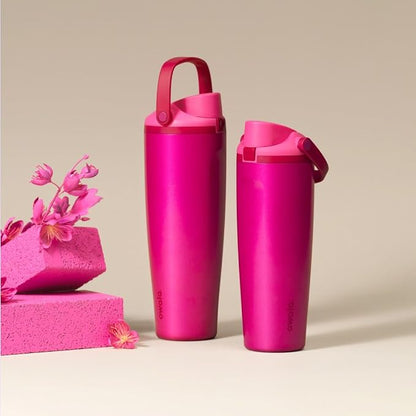 Owala FreeSip Sway Stainless Steel Water Bottle 30 oz Read My Lips - Image 9