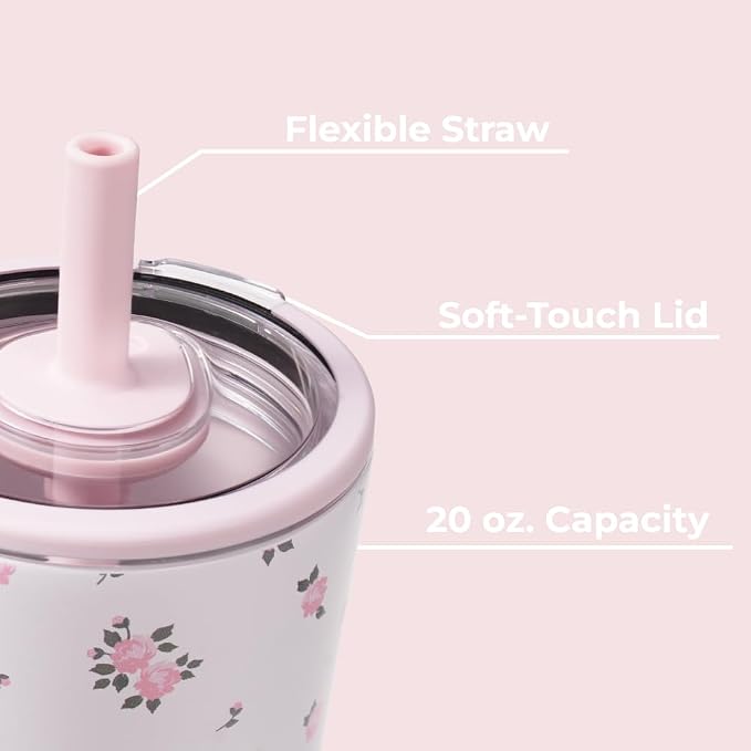 HydroJug Everyday Tumbler 20 oz, Ceramic-Lined Straw Cup - Image 4