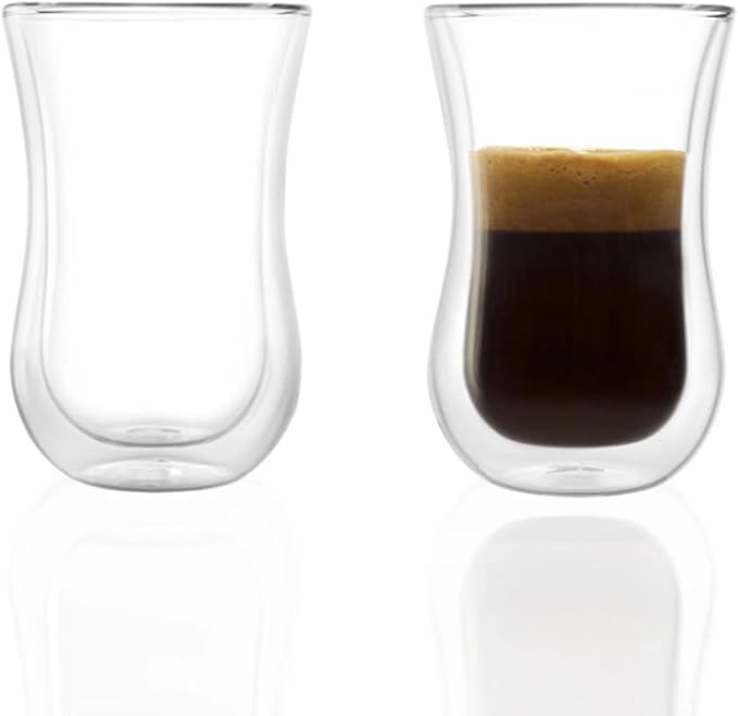 Stölzle Lausitz Set of 2 Coffee 'N More Small Espresso Cups. Coffee Cups by St%C3%B6lzle%C2%A0Lausitz